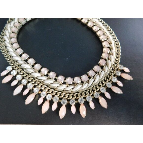 Cookie Lee Bling Jeweled Statement Necklace - Picture 2 of 2